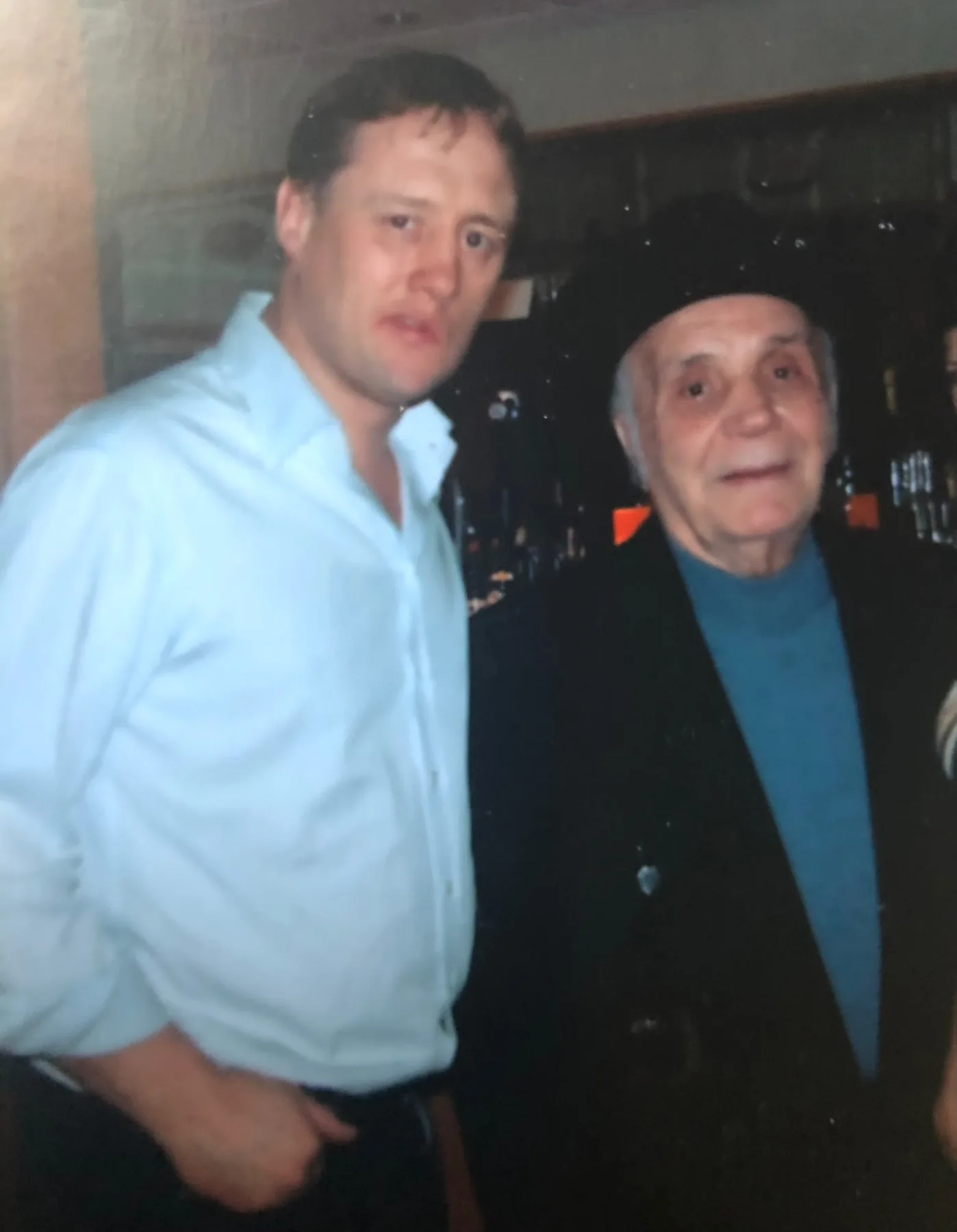 Scott Murray with former world middleweight champion Jake LaMotta.